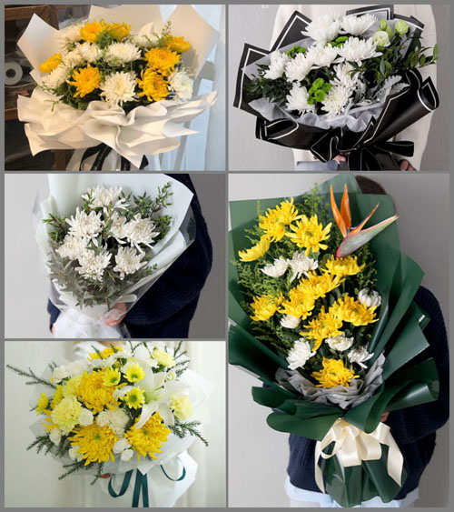 贵州毕节市黔西县钟山乡箐山村白事花束代送